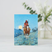 Frederic Sackrider Remington The Outlier Briefkaart (Staand voorkant)