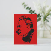 Frederich Nietzsche Portrait Briefkaart (Staand voorkant)