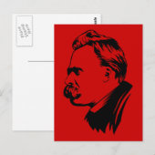 Frederich Nietzsche Portrait Briefkaart (Voorkant / Achterkant)
