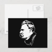 Frederich Nietzsche Portrait Briefkaart (Voorkant / Achterkant)