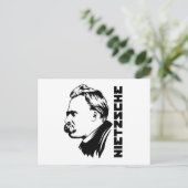 Frederich Nietzsche Portrait Briefkaart (Staand voorkant)