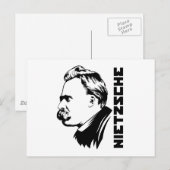 Frederich Nietzsche Portrait Briefkaart (Voorkant / Achterkant)