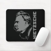 Frederich Nietzsche Portrait Mousepad Muismat (Met muis)
