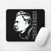Frederich Nietzsche Portrait Mousepad Muismat (Met muis)