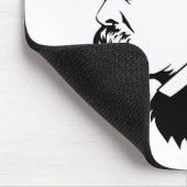 Frederich Nietzsche Portrait Mousepad Muismat (Hoek)