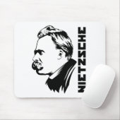 Frederich Nietzsche Portrait Mousepad Muismat (Met muis)