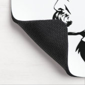 Frederich Nietzsche Portrait Mousepad Muismat (Hoek)