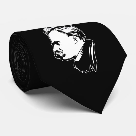 Frederich Nietzsche Portrait Mousepad Stropdas (Opgerold)