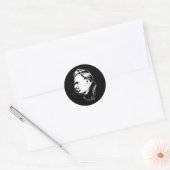 Frederich Nietzsche Portrait Sticker (Envelop)