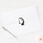 Frederich Nietzsche Portrait Sticker (Envelop)