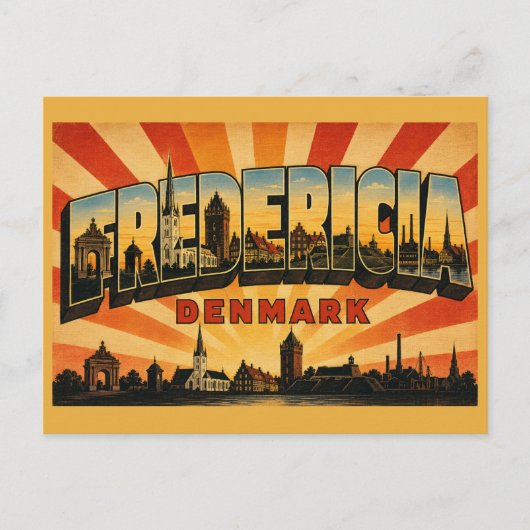 Fredericia Denemarken Soldaat Briefkaart (Voorkant)