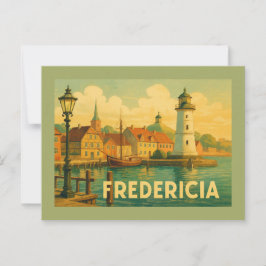 Fredericia Denemarken Soldaat Briefkaart