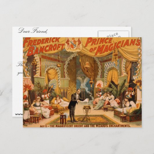 Frederick Bancroft Briefkaart (Voorkant / Achterkant)