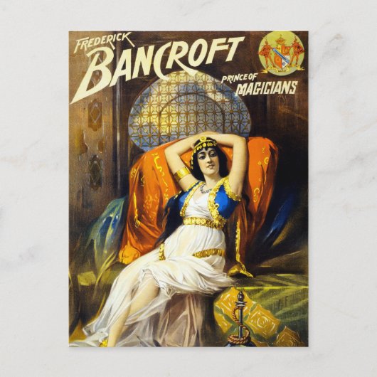 Frederick Bancroft Prince of Magicians Briefkaart (Voorkant)