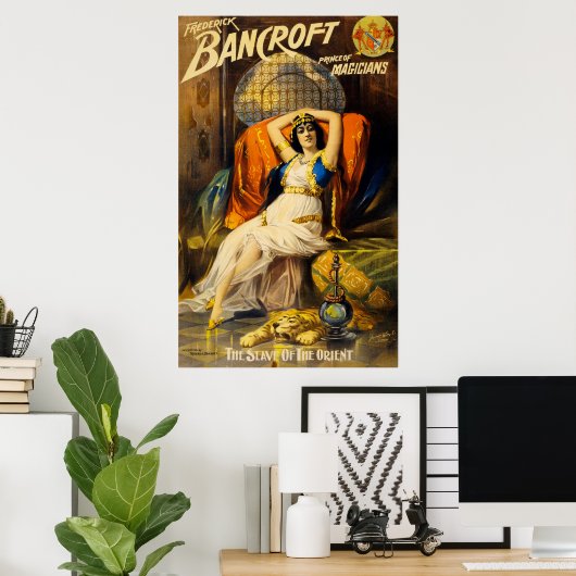 Frederick Bancroft prins der goochelaars Poster (Thuiskantoor)