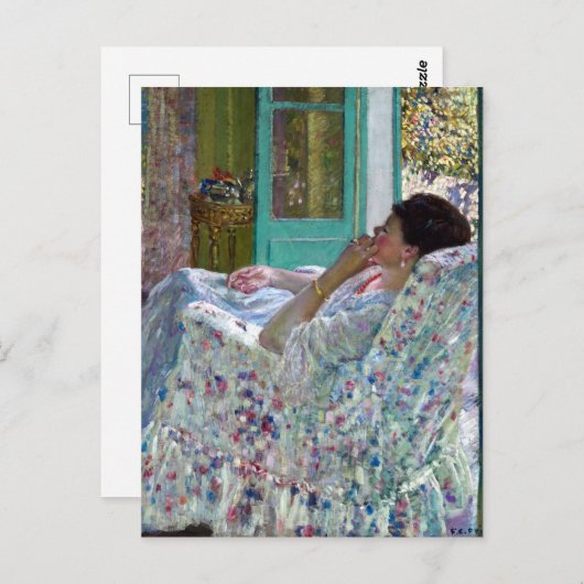 Frederick Carl Frieseke Aftermiddag Gele Zaal Briefkaart (Voorkant / Achterkant)