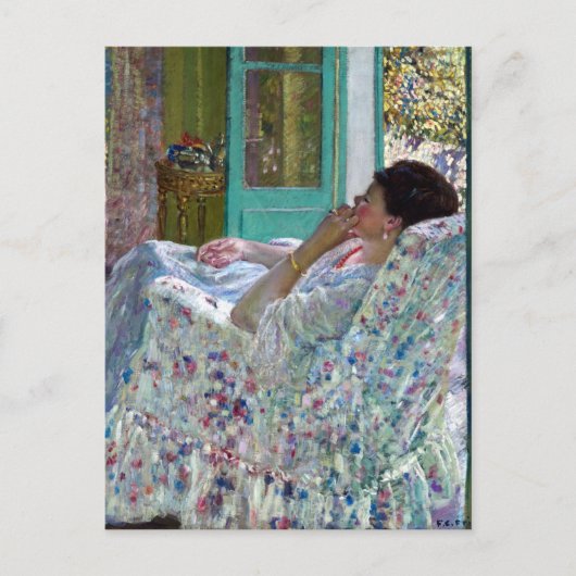 Frederick Carl Frieseke Aftermiddag Gele Zaal Briefkaart (Voorkant)