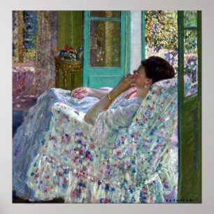 Frederick Carl Frieseke Aftermiddag Gele Zaal Poster