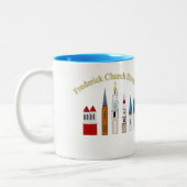 Frederick Church Steeples Tweekleurige Koffiemok (Links)