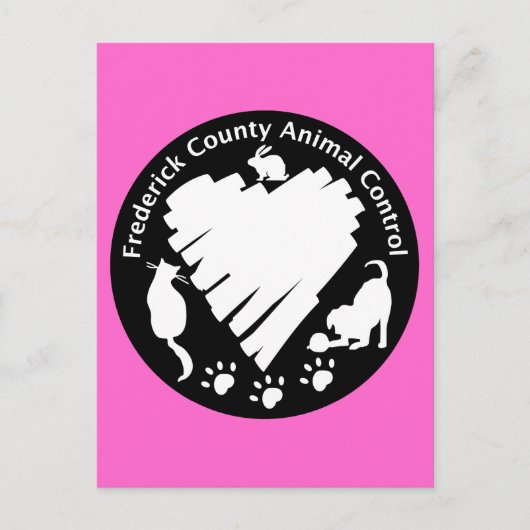 Frederick County Animal Control Briefkaart (Voorkant)