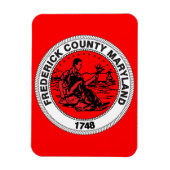 Frederick County seal Magneet (Verticaal)