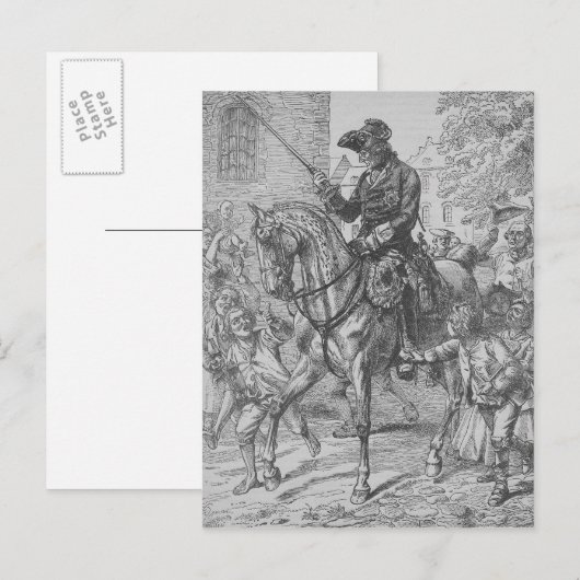 Frederick de Grote van Pruisen Briefkaart (Voorkant / Achterkant)