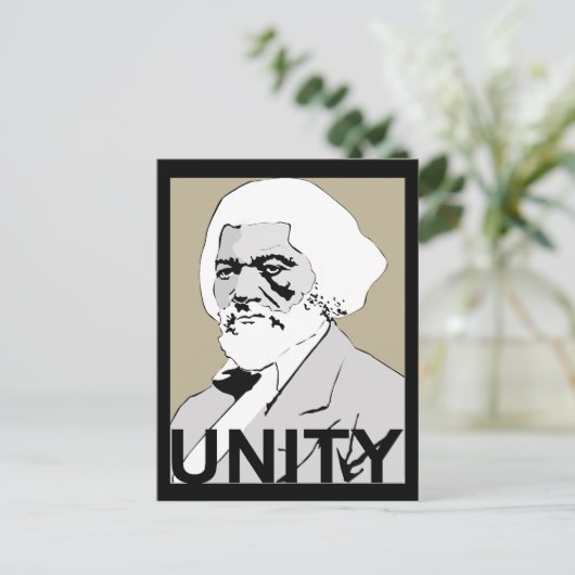 frederick douglas briefkaart (Staand voorkant)