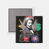 frederick douglas magneet (Voorkant / Achterkant)