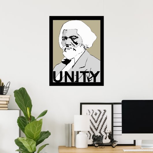 frederick douglas poster (Thuiskantoor)