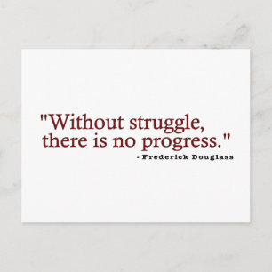 Frederick Douglas Quote Briefkaart