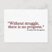 Frederick Douglas Quote Briefkaart (Voorkant)