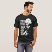 Frederick Douglas Quote over Progress T-shirt (Voorkant volledig)