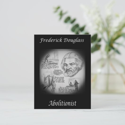 Frederick Douglass ~Abolitionist ~ Orator~Reformer Briefkaart (Staand voorkant)