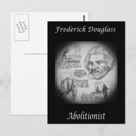 Frederick Douglass ~Abolitionist ~ Orator~Reformer Briefkaart (Voorkant / Achterkant)
