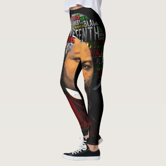 Frederick Douglass c1860s, Juneteenth Word Cloud Leggings (Links)