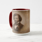 Frederick Douglass citaat Mok "Scorching Irony" (Voorkant links)