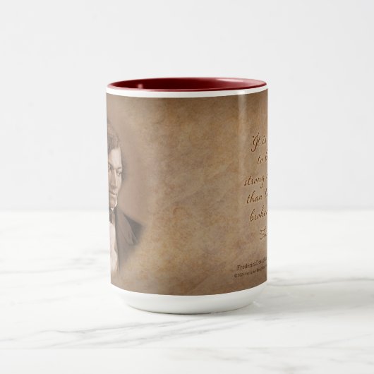 Frederick Douglass citaat Mok "Sterke Kinderen" (Midden)