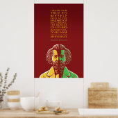 Frederick Douglass die Citaat inspireert: Waar voo Poster (Keuken)