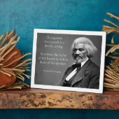 Frederick Douglass Free Speech Fotoplaat (Zijkant)