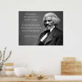 Frederick Douglass Free Speech Poster (Keuken)