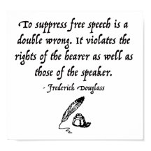 Frederick Douglass Free Speech Quote
