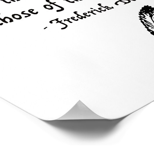 Frederick Douglass Free Speech Quote Poster (Hoek)