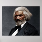 Frederick Douglass gekleurd Poster (Voorkant)