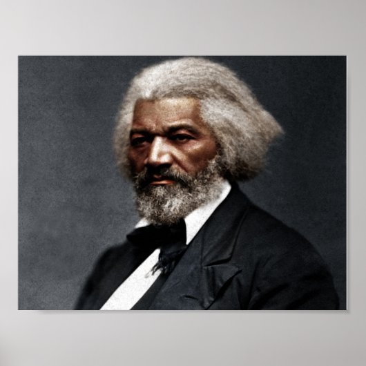 Frederick Douglass gekleurd Poster (Voorkant)