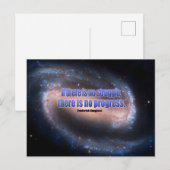 Frederick Douglass Inspirerend citaat "Progress" Briefkaart (Voorkant / Achterkant)