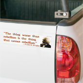 Frederick Douglass op Rebellion Bumpersticker (Op Truck)