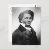 Frederick Douglass Portrait ~ 1847 Briefkaart (Voorkant / Achterkant)