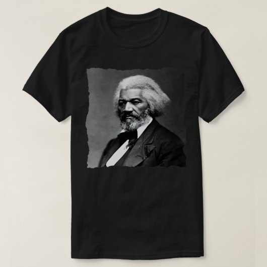 Frederick Douglass portret T-shirt (Design voorkant)