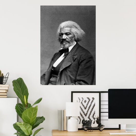 Frederick Douglass Portret van George K. Warren Poster (Thuiskantoor)