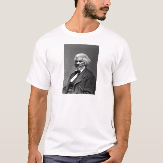 Frederick Douglass Portret van George K. Warren T-shirt (Voorkant)